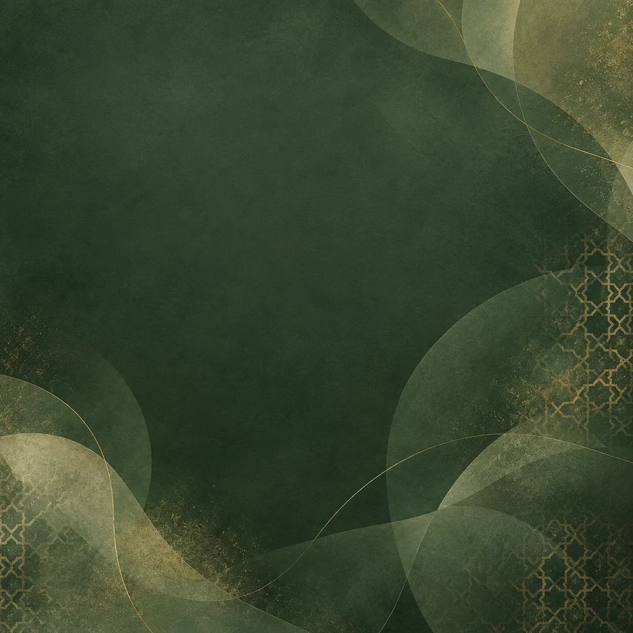 Forest green and gold Between Us artwork